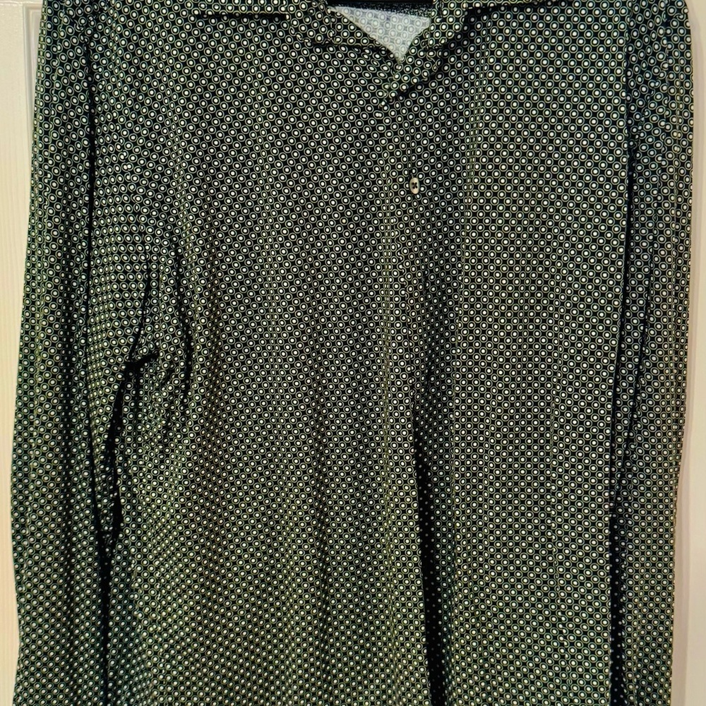 Stone Rose Black and White Dress Shirt